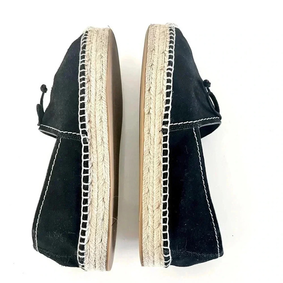 Coach Rae Black Suede Slip On Espadrille in Size 9.5 - Picture 4 of 7
